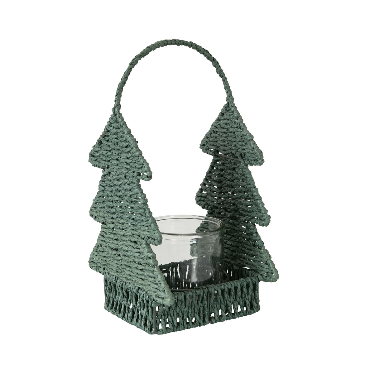 Mistletoe Christmas Tree Candle Holder