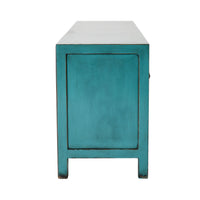 Sansha 6 Door TV Unit Turquoise