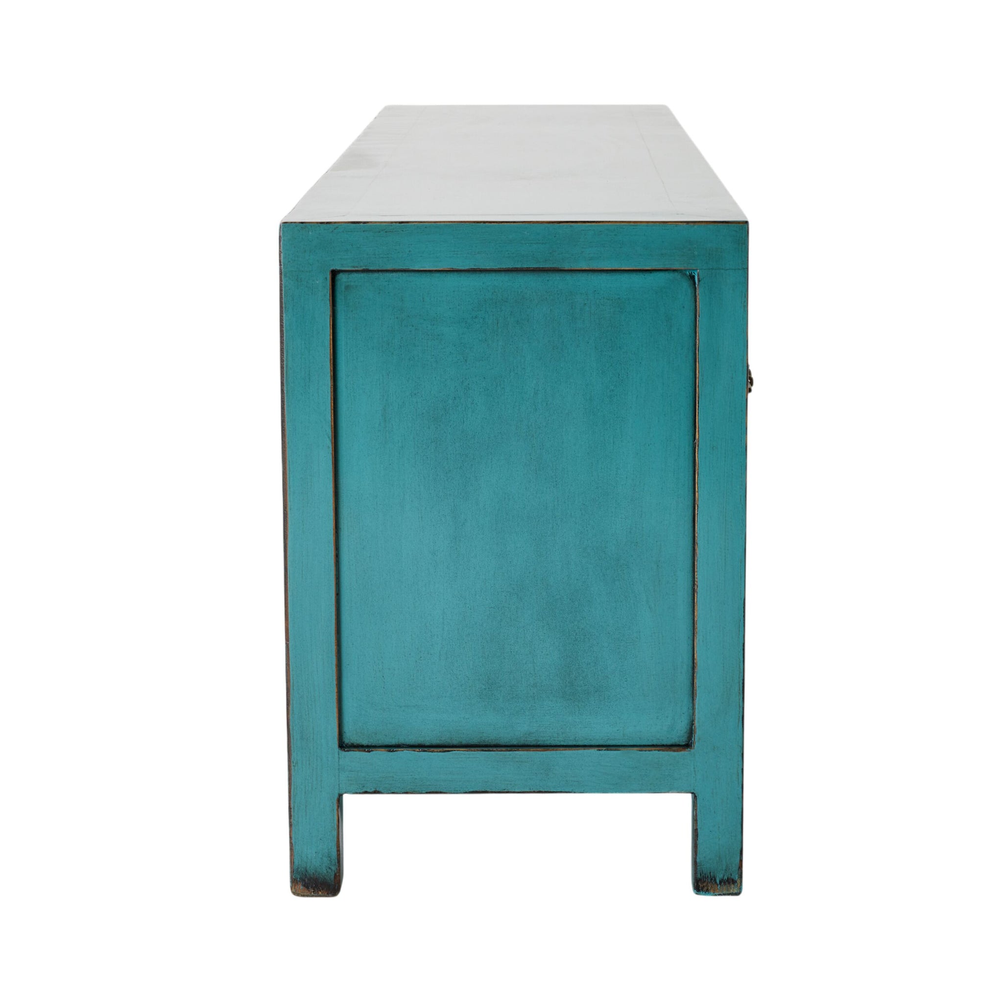 Sansha 6 Door TV Unit Turquoise