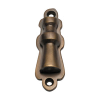 1243 Escutcheon Covered Antique Brass H60xW20mm