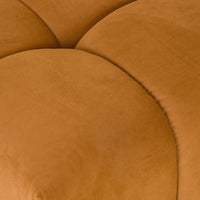 Alexis Ottoman Velvet Sofa Ochre
