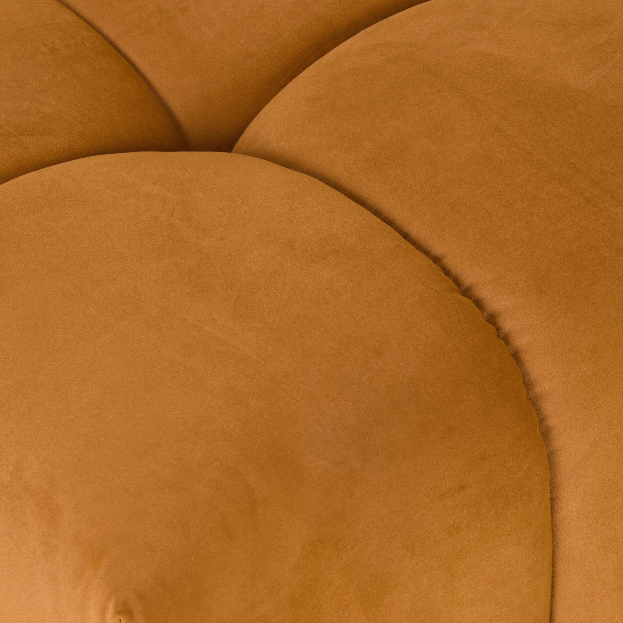 Alexis Ottoman Velvet Sofa Ochre