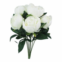 Floret Peony Bouquet x8 White