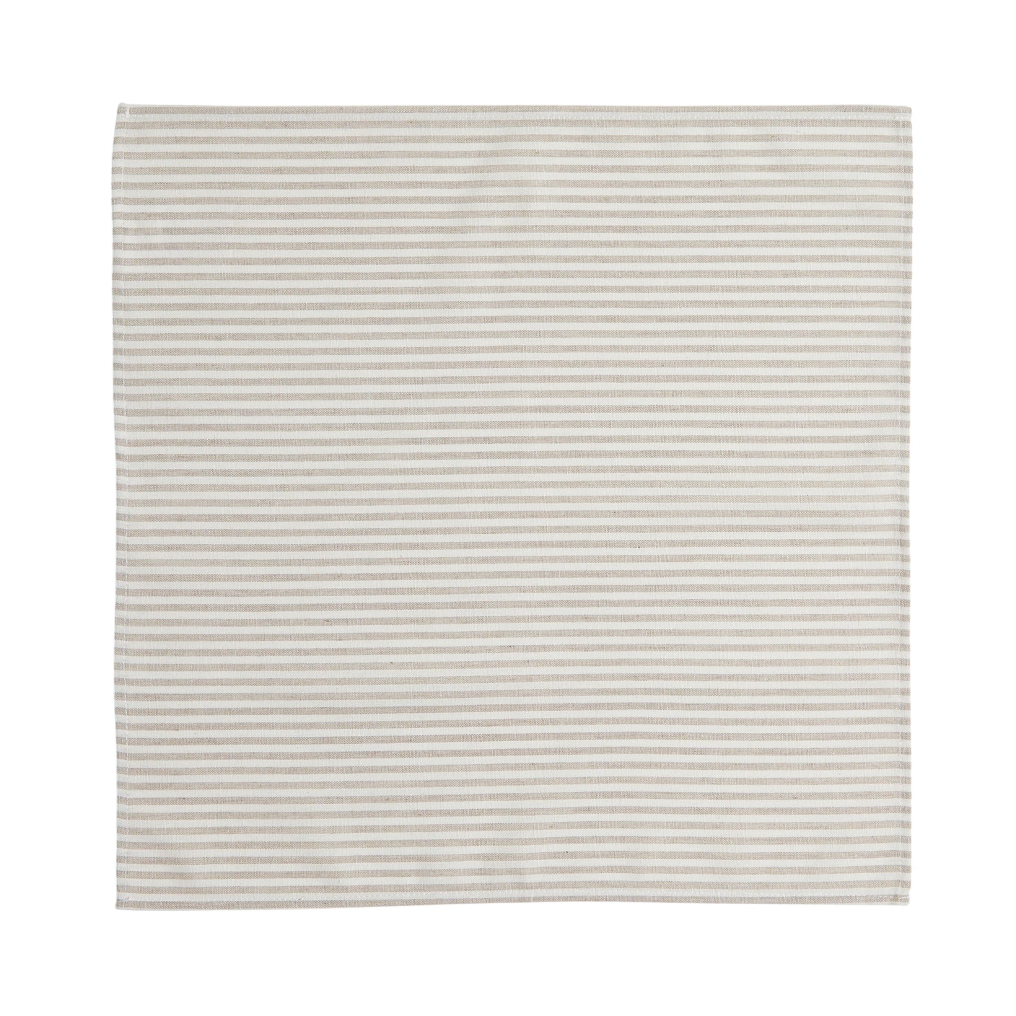 Marais Almond Stripe Napkin 45x45cm (Set of 4)