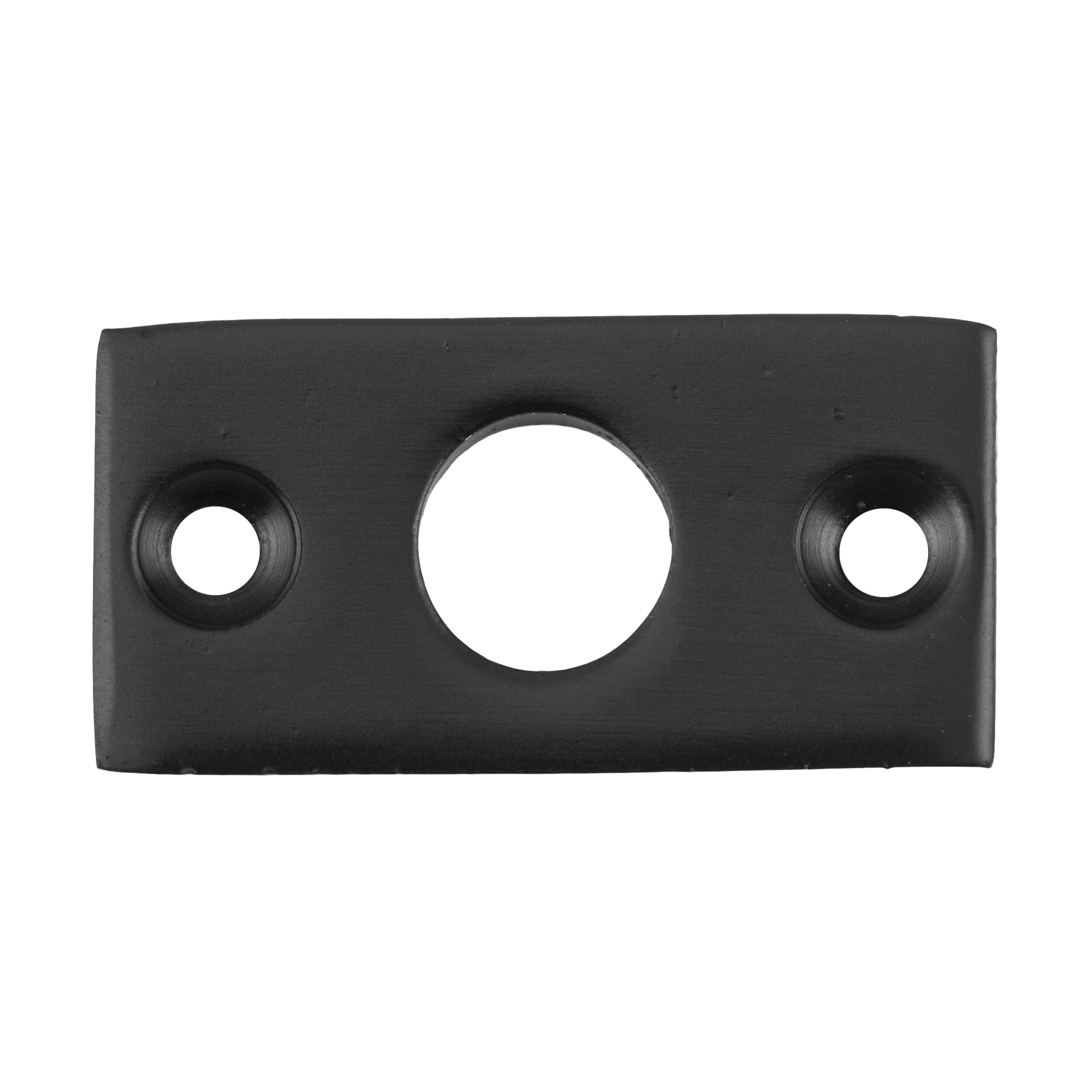 9664 Plate Keeper Matte Black L25xW13mm Bolt 9mm