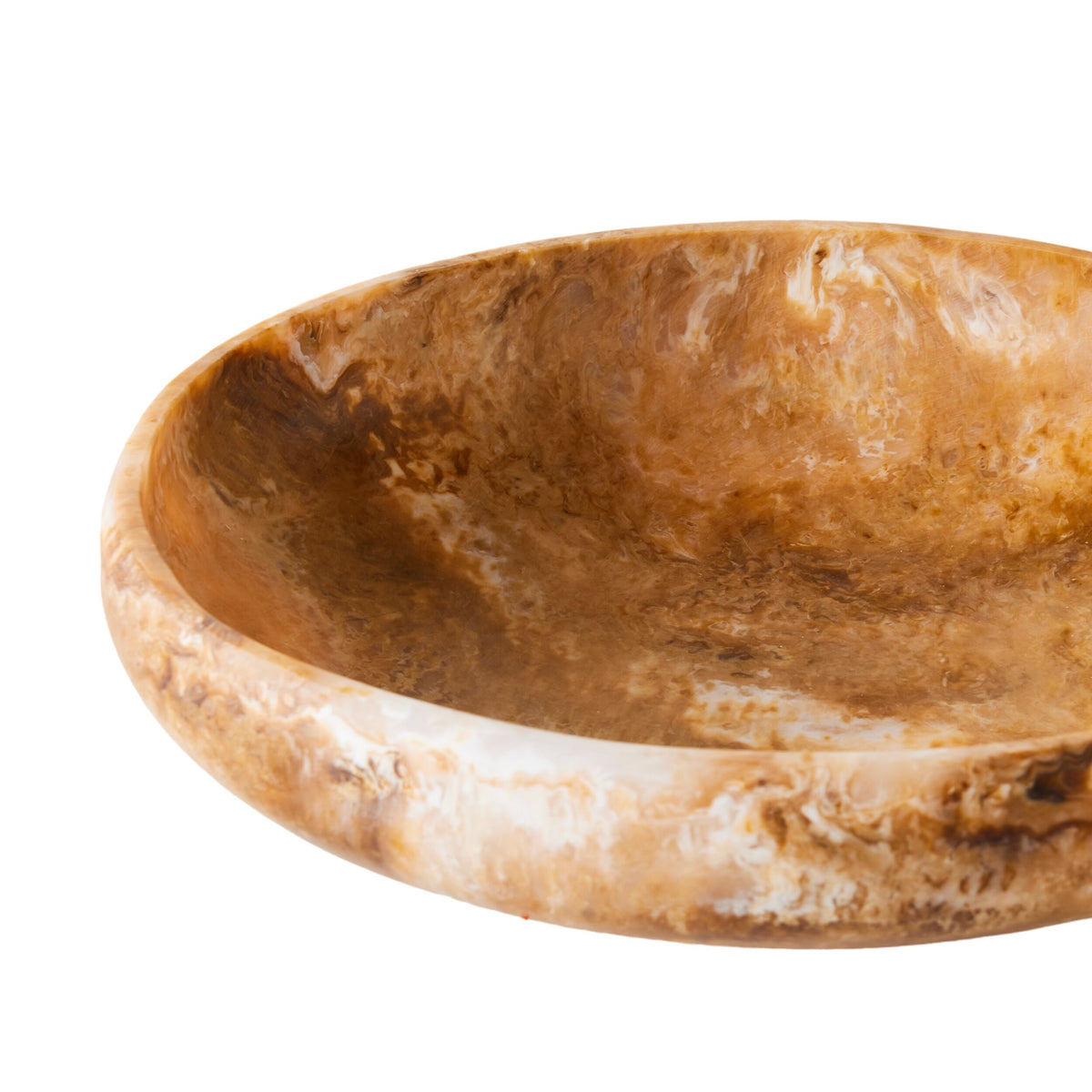 Poppi Round Serving Bowl Tortoiseshell