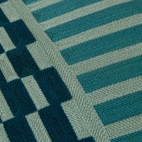 Meridian Mosaic Lumbar Cushion Blue 35x70cm