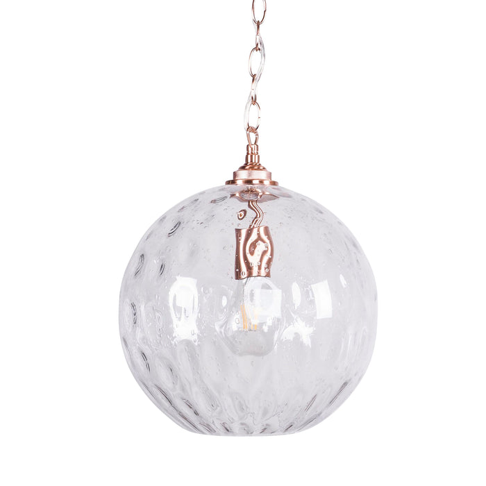 Bubble Glass Pendant 31cm