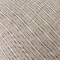 Antibes Stripe Linen Cushion Natural 50x50cm