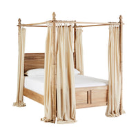 Hampton Mango Wood Queen Canopy Bed