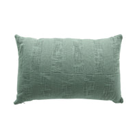 Gene Jacquard Cushion Bottle Green 40x60cm