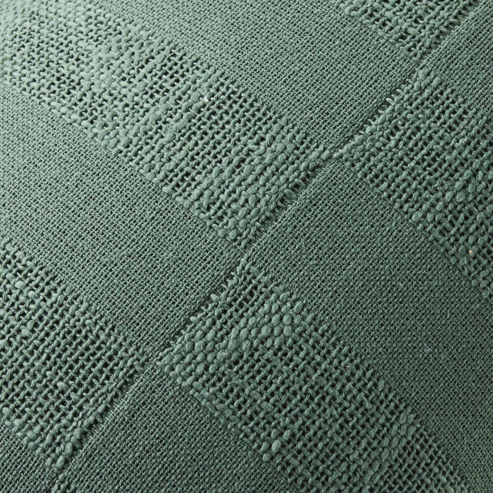 Gene Jacquard Cushion Bottle Green 40x60cm