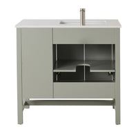 Liam Single Vanity Evergreen Fog 940mm
