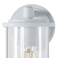 Dover 1 Light Exterior Wall Bracket White