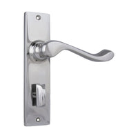 1045P Door Lever Fremantle Privacy Pair Chrome Plated H150xW35xP50mm