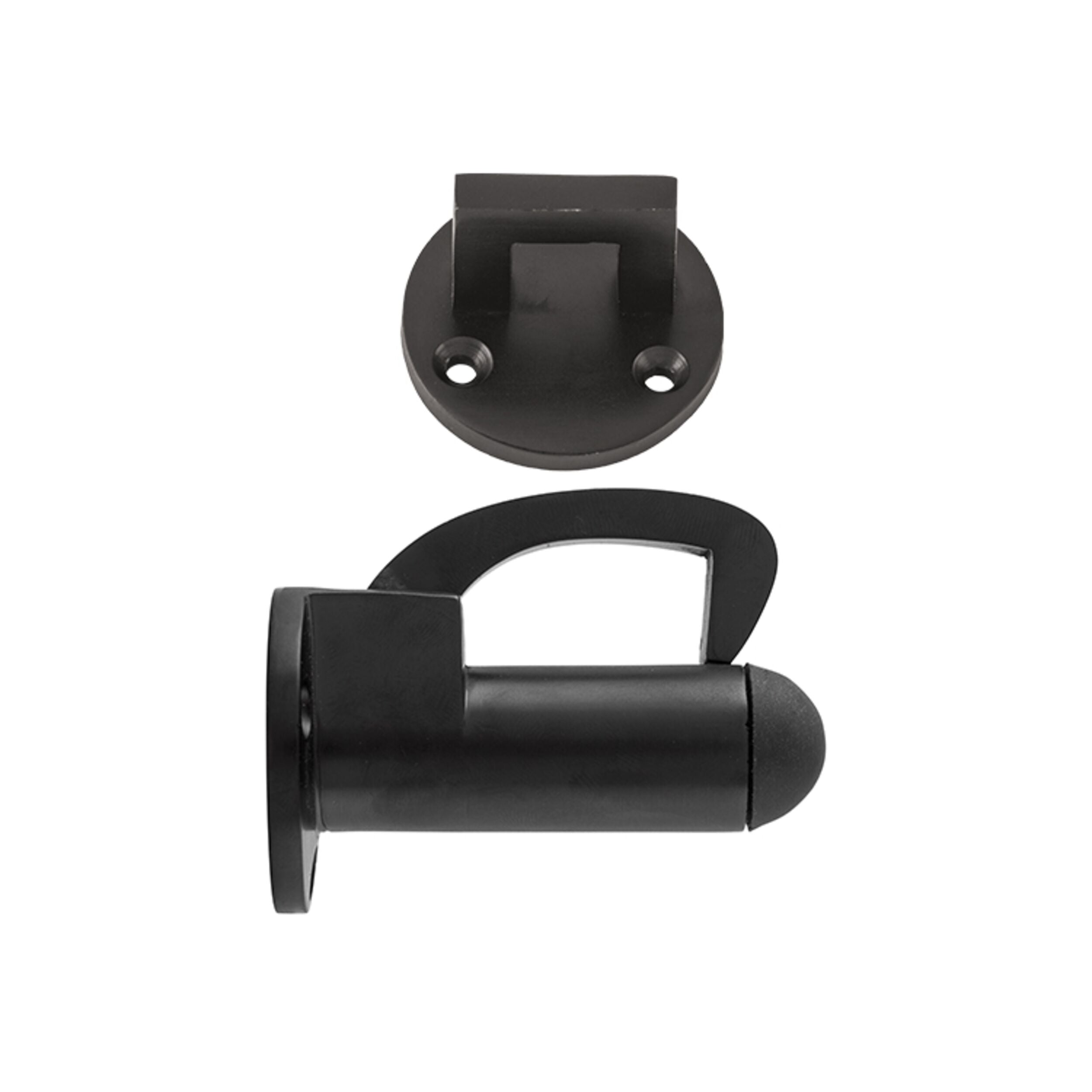 9675 Door Stop Hook Matte Black D39xP70mm