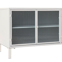 Nero Entertainment Unit 120 x 40 x 50cm White & Grey