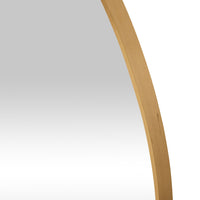 Ovale Arch Mirror 100x150cm Brushed Brass