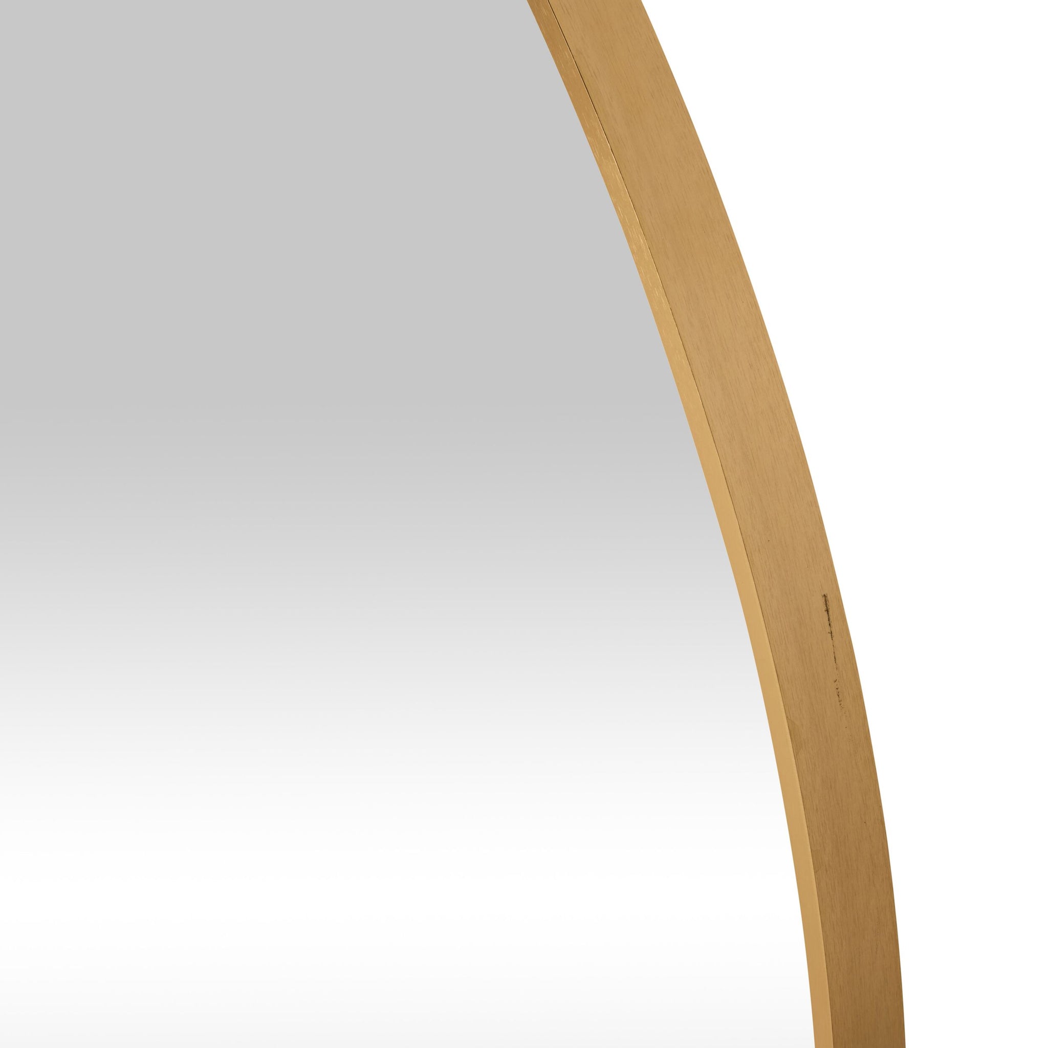 Ovale Arch Mirror 100x150cm Brushed Brass