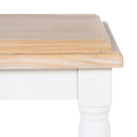 Clover Lamp Table With Shelf