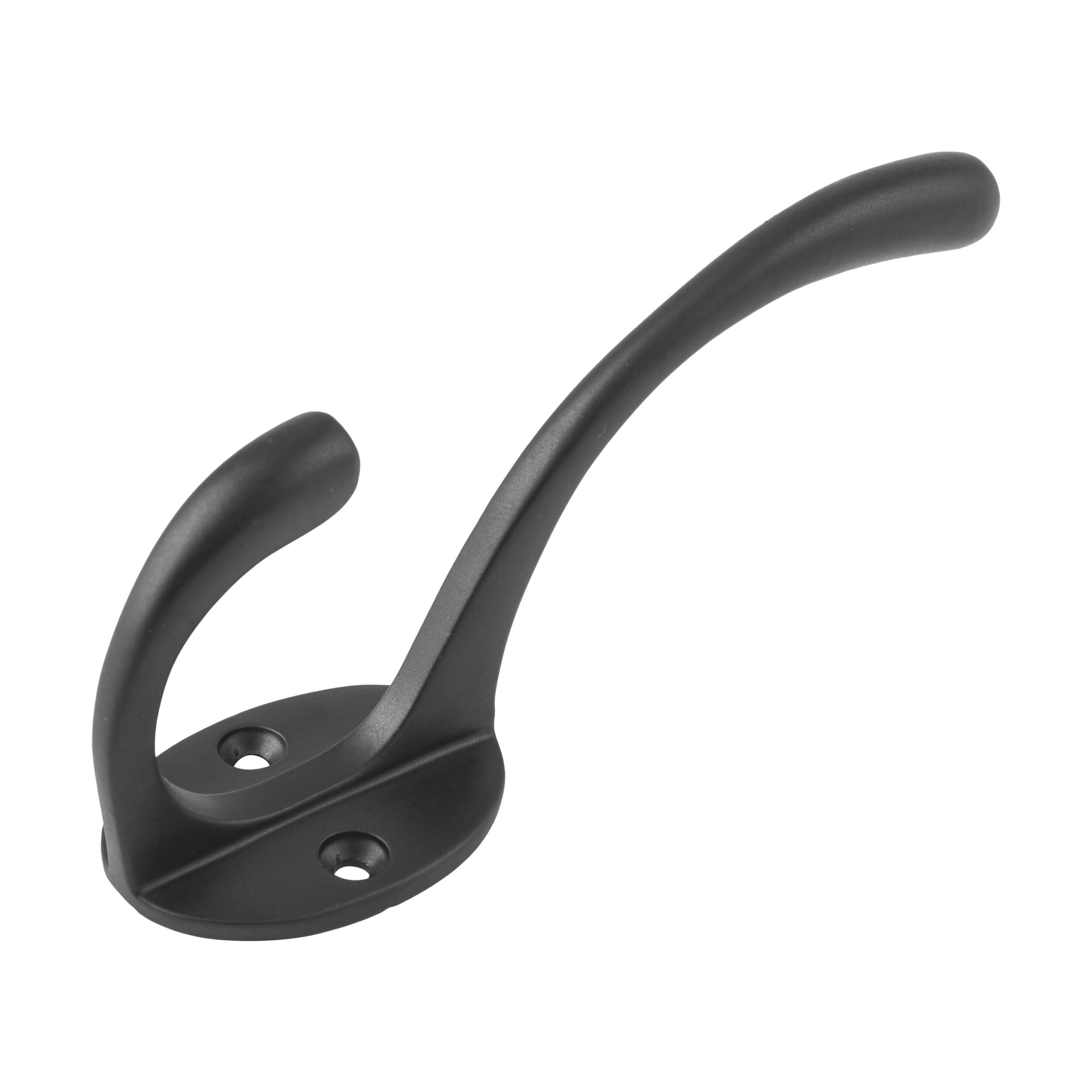 9702 Hat & Coat Hook Victorian Matte Black H110xP50mm