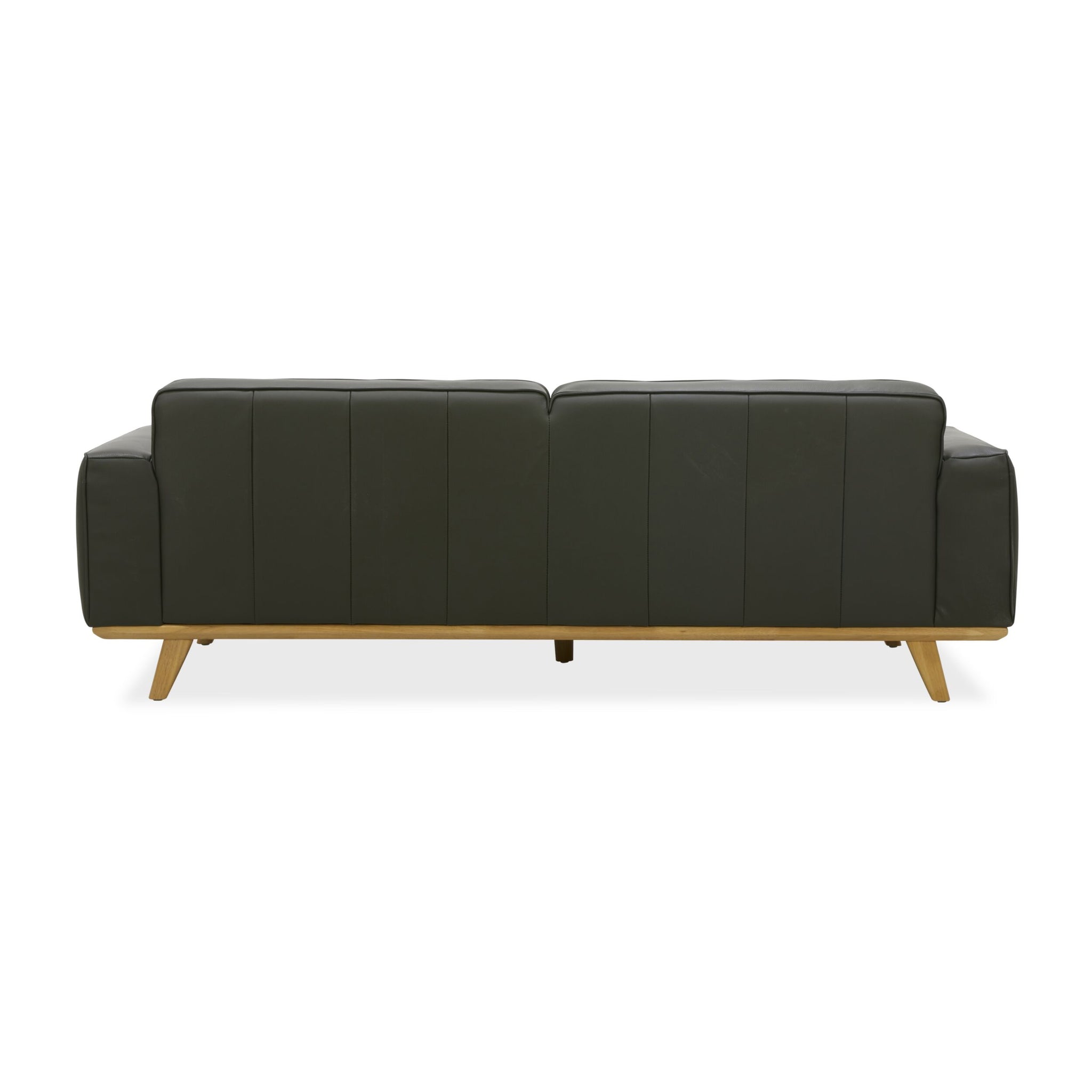 Carson 3 Seater Leather Sofa Fern Green