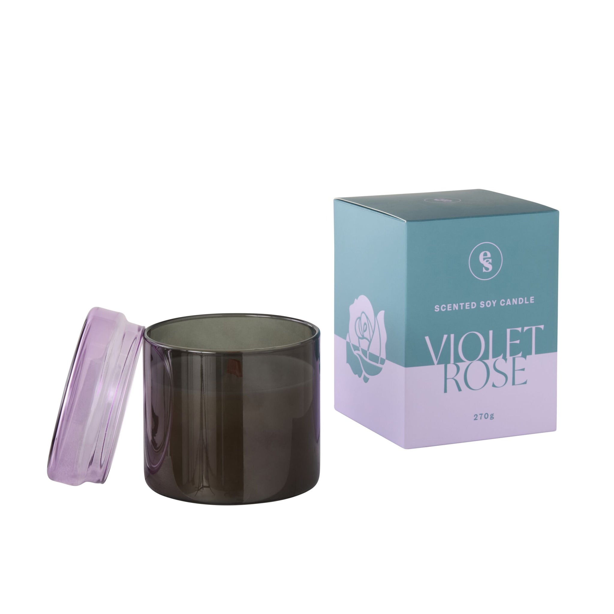Home Scent Violet Rose Candle 270gm