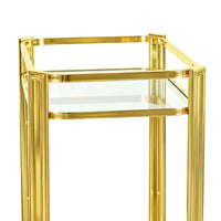 Goldwell Slimline Plated Bar Cart