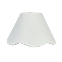 Belle Scallop Shade White 45cm