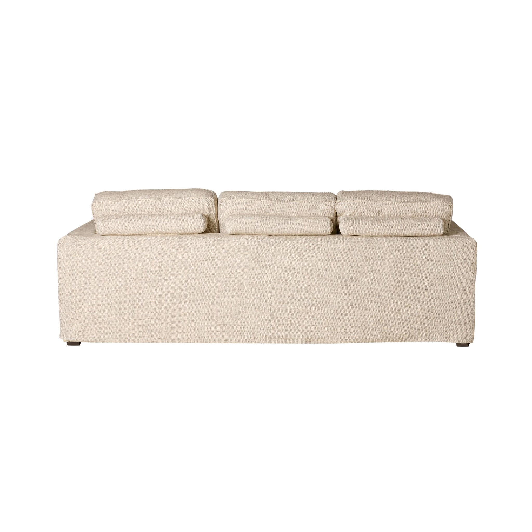 Slouch 3 Seater Sofa Natural Weave