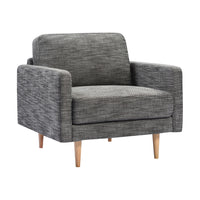 Boden Armchair Alaska Charcoal