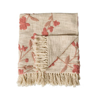 Stitch Birdsong Embroidered Throw