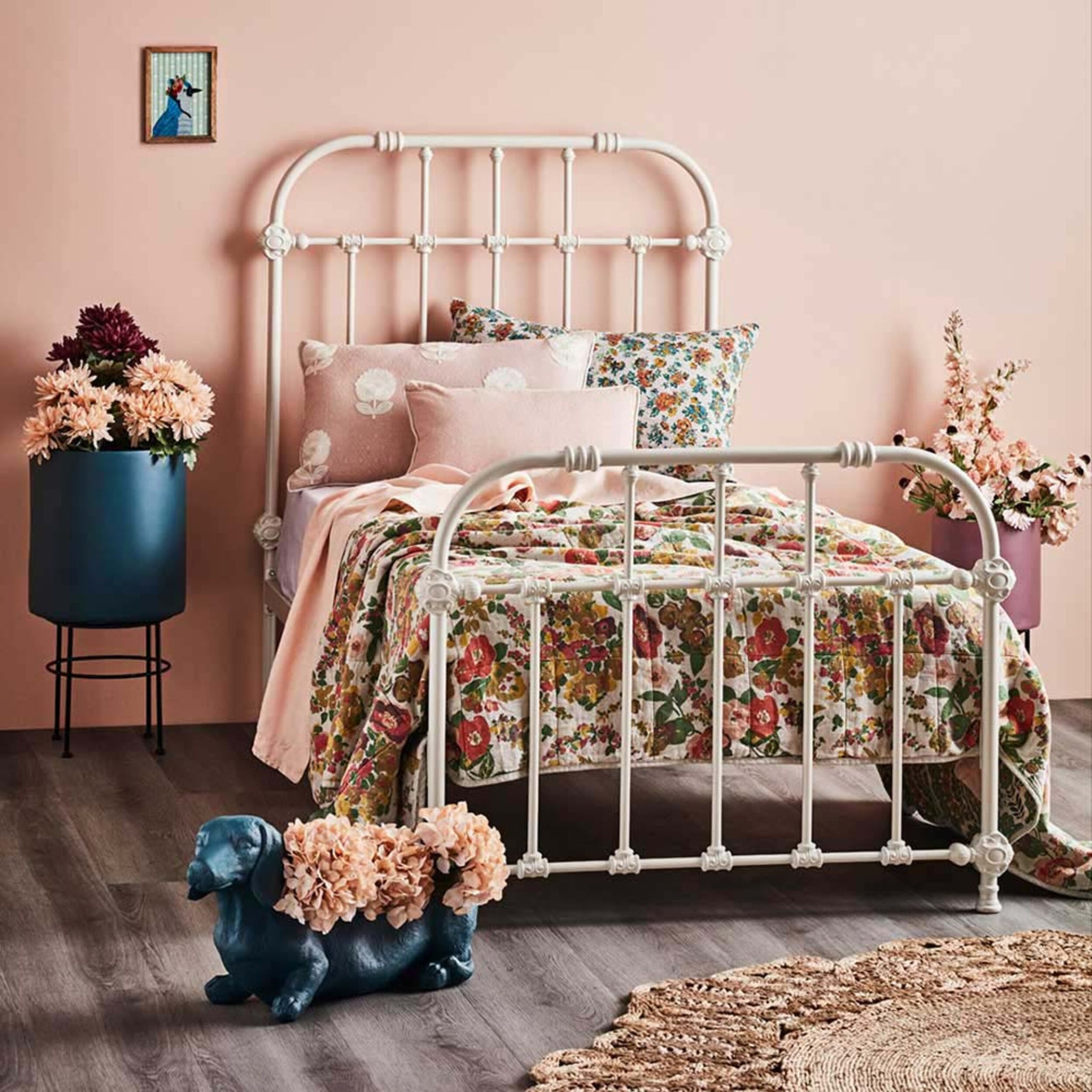 Manor Single Bed White