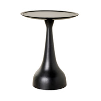 Jindi Round Side Table Black 45 x 59 x 45cm