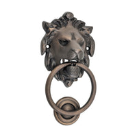 9331 Door Knocker Lion Antique Brass D93xP55mm BP103x135mm