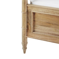 Hampton Mango Wood King Canopy Bed