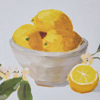 Lemon Bowl Framed Print 40x30cm