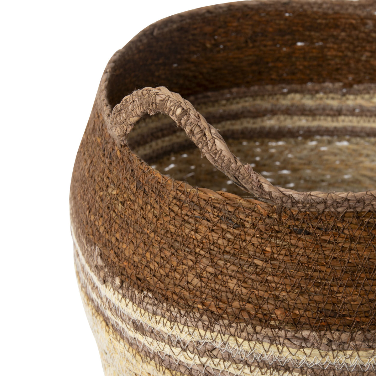 Marcello Striped Basket Set of 3 Natural Coast