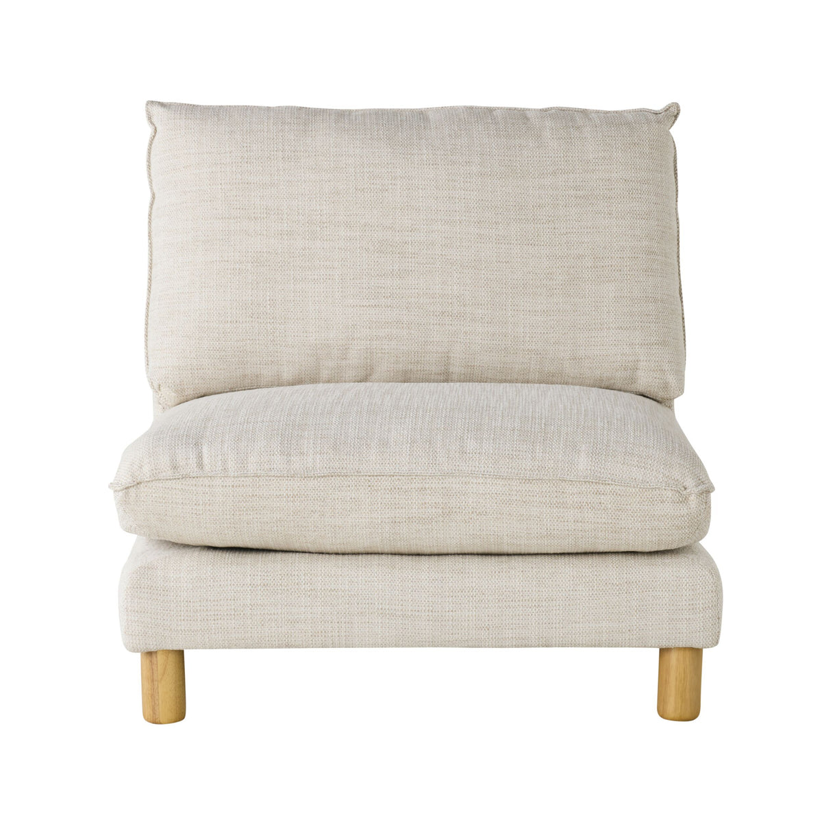 Whitehaven Armless Modular Chair Eden Natural