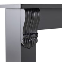 Belford Freestanding Mantel Black 126cm