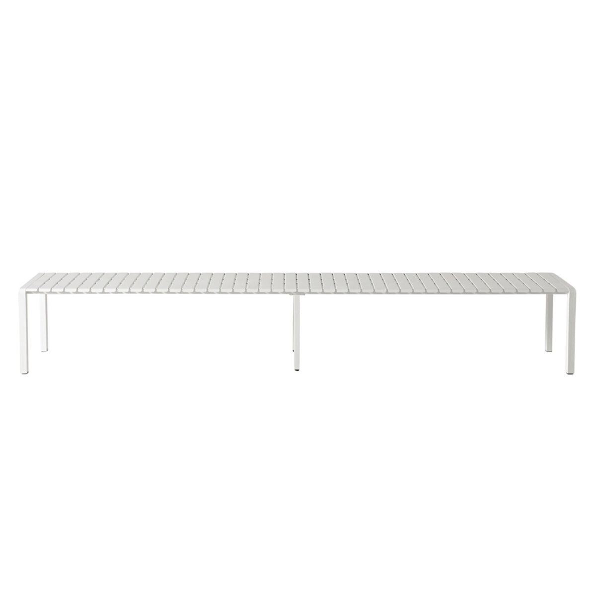 Kace Dining Table 300cm White with 2 Kace Dining Bench 284cm White Package