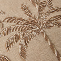 Stitch Palm Breeze Embroidered Cushion