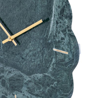 Marble Scalloped Wall Clock 40cm