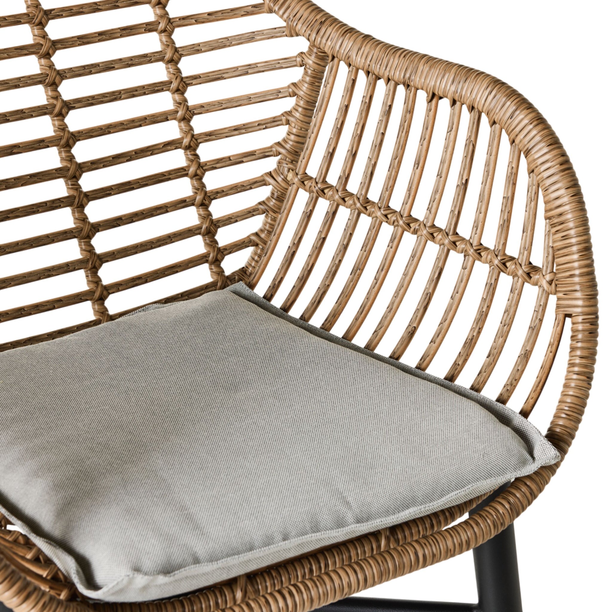 Deck Wicker Dining Chair Natural