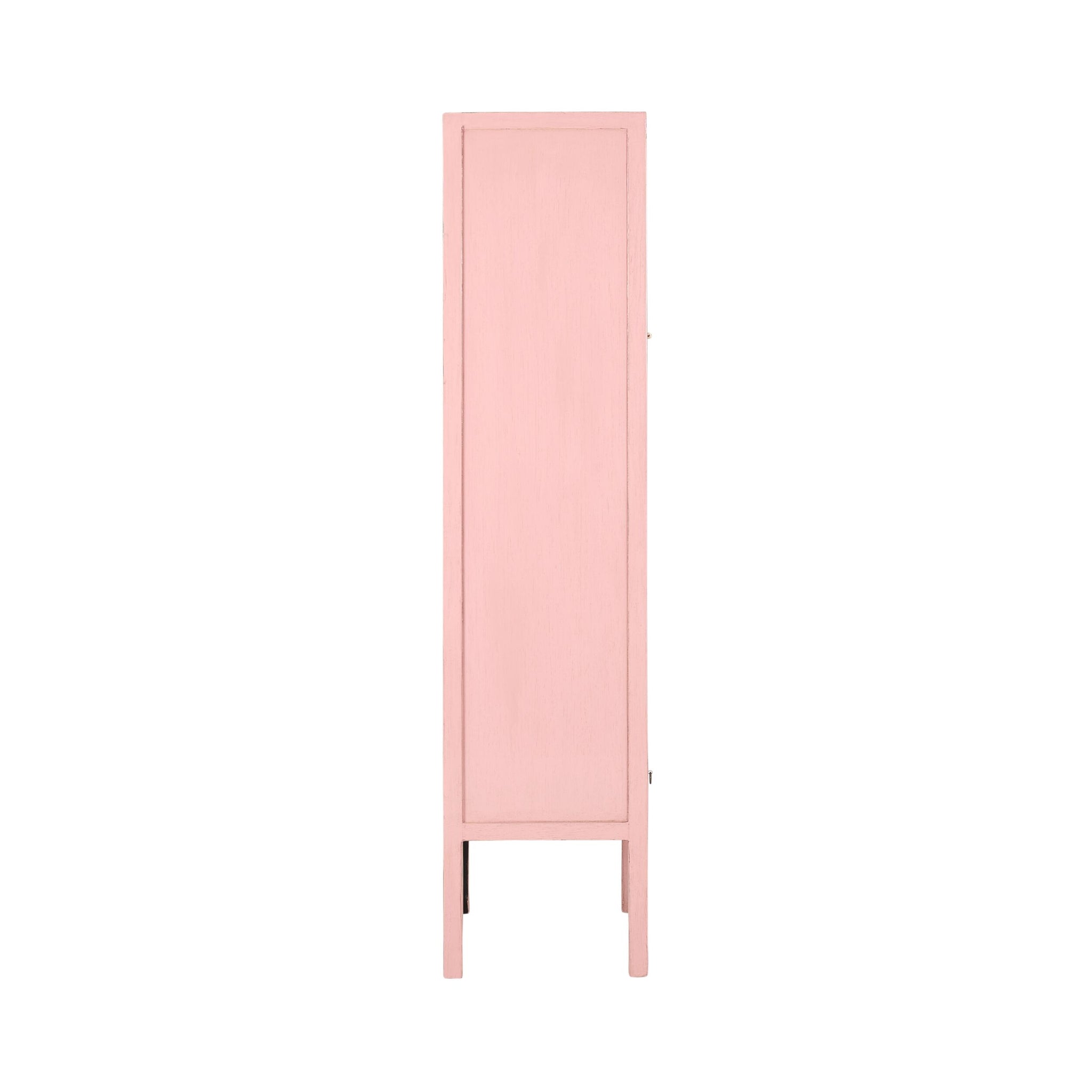Sansha Narrow Wedding Cabinet Blush Pink