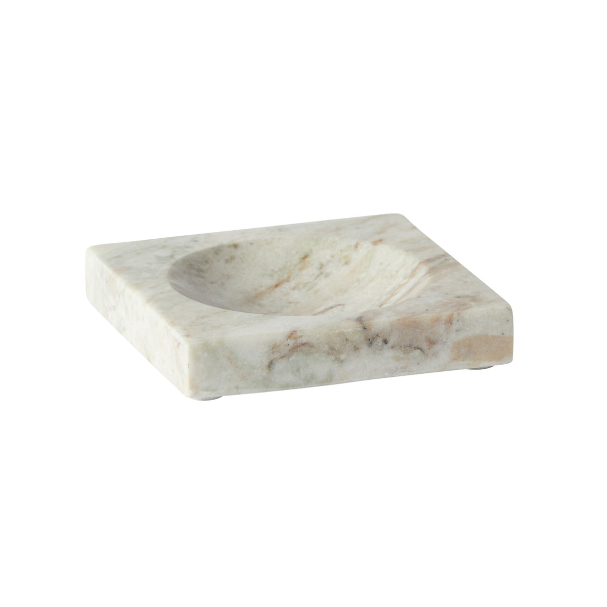 Natural Marble Tray 15x15x2.5cm