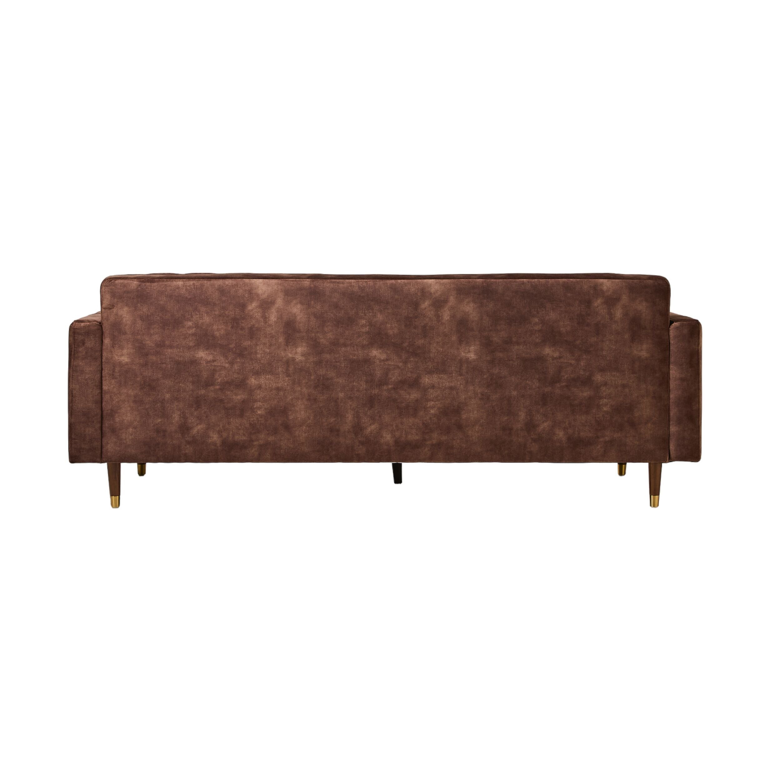 Stitch 3 Seater Sofa Haven Chocolate