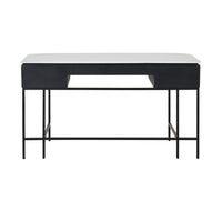 Deva Large 3 drawer Desk Black