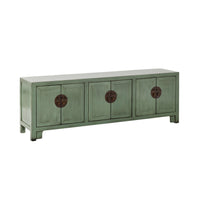 Sansha 6 Door TV Unit Sage Green