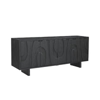 Sami 4 Door Sideboard Black